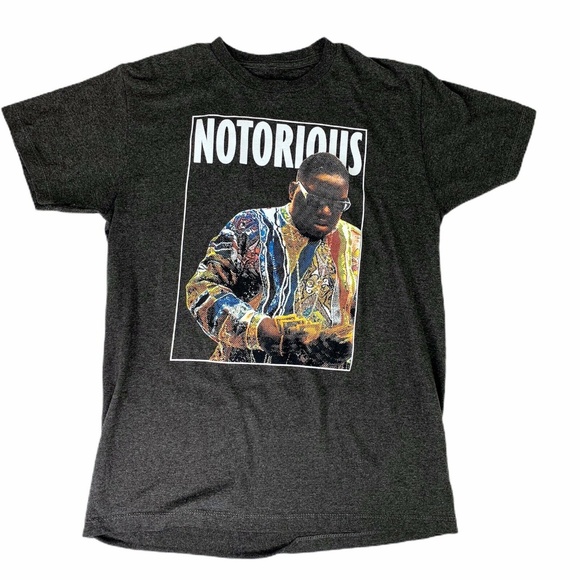 M & M Other - Notorious BIG Men's Medium Gray T-Shirt